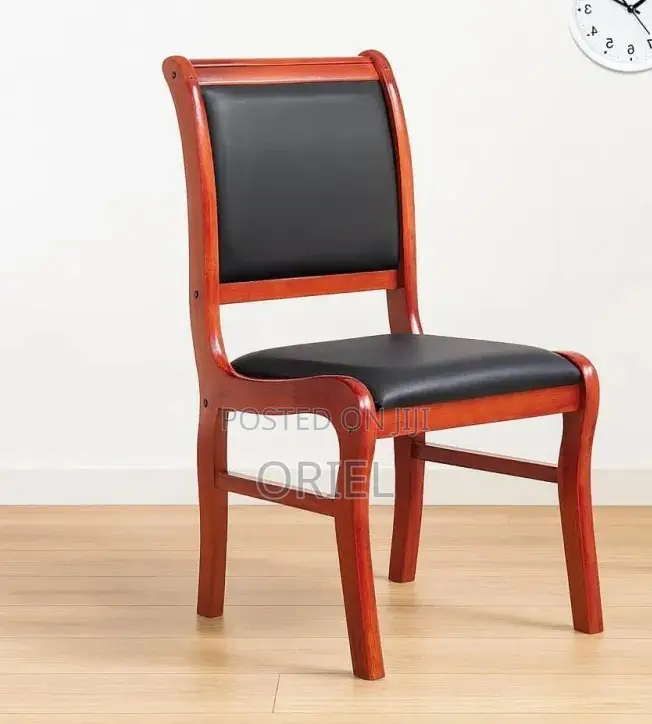 Office Chair : Wooden Frame Conference Office Seat