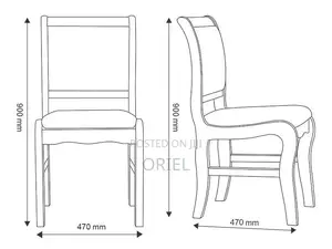 Office Chair : Wooden Frame Conference Office Seat