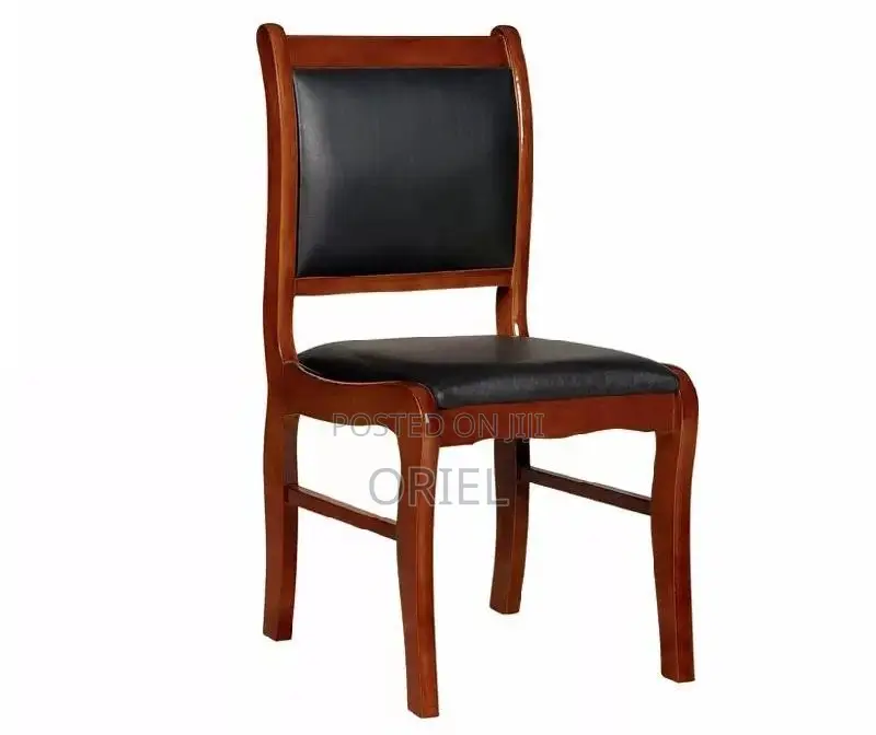 Office Chair : Wooden Frame Conference Office Seat