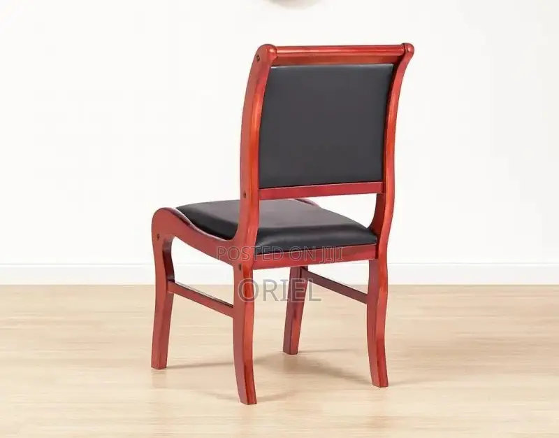 Office Chair : Wooden Frame Conference Office Seat