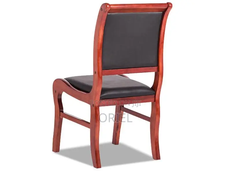 Office Chair : Wooden Frame Conference Office Seat