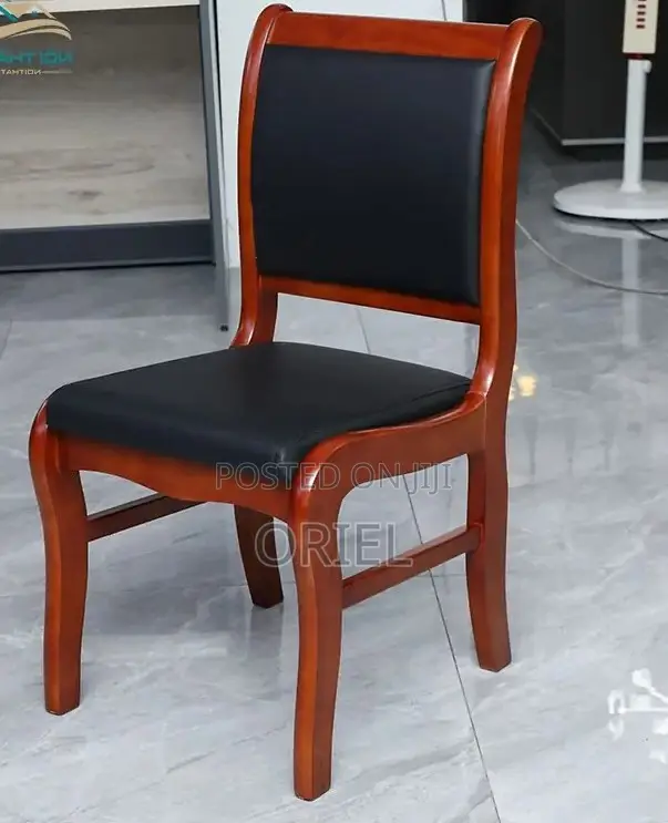 Office Chair : Wooden Frame Conference Office Seat