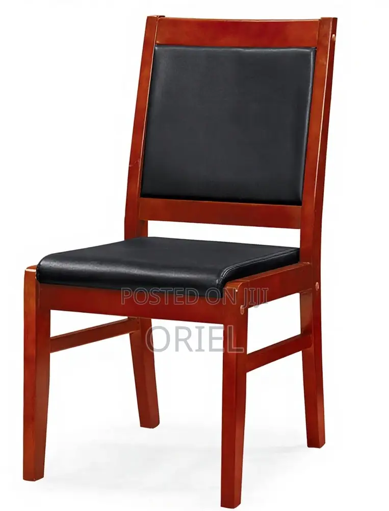 Office Chair : Wooden Frame Conference Office Seat