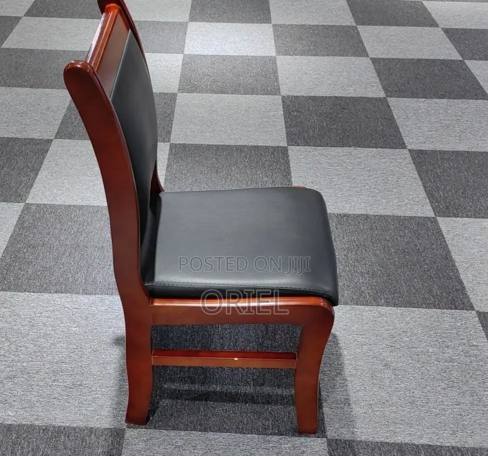 Office Chair : Wooden Frame Conference Office Seat