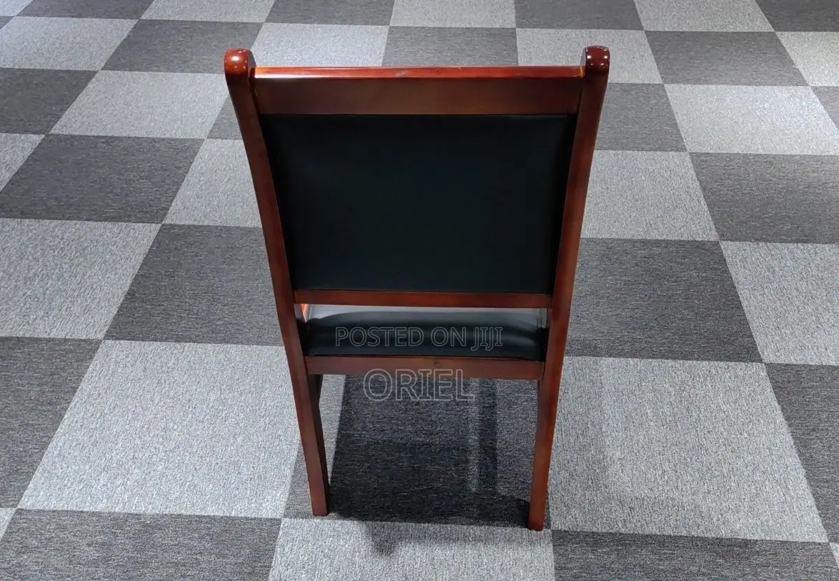 Office Chair : Wooden Frame Conference Office Seat