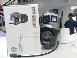 Dual Lens Wifi Ac Powered CCTV PTZ Dome Camera