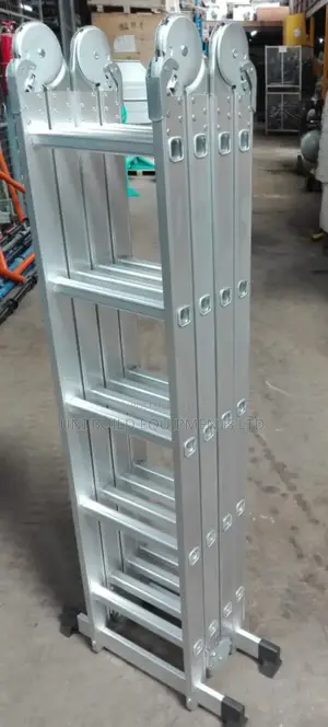 Aluminium Multipurpose Ladder With Big Hinge (4x6steps)