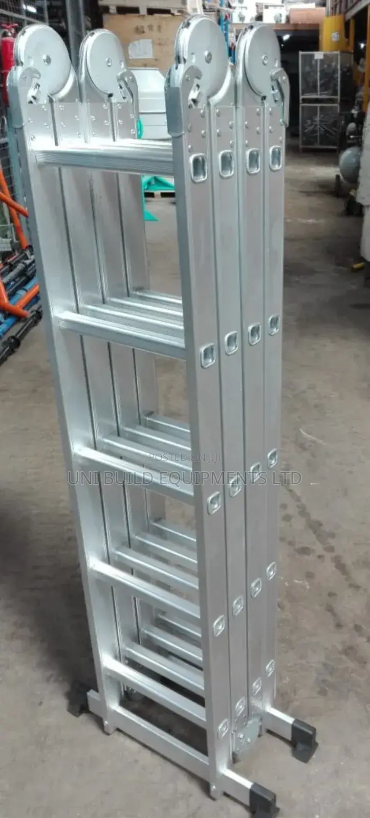 Aluminium Multipurpose Ladder With Big Hinge (4x6steps)