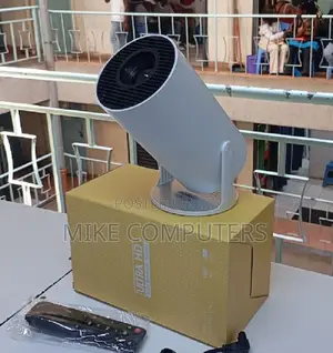 Mini Wifi Projector Hy 300 130 Inch Screen Round Design