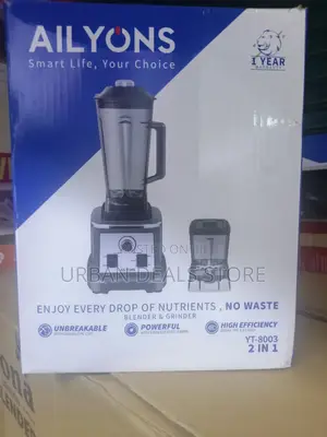 Ailyons 2 in 1 Heavy Blender Box Has 6 PCS