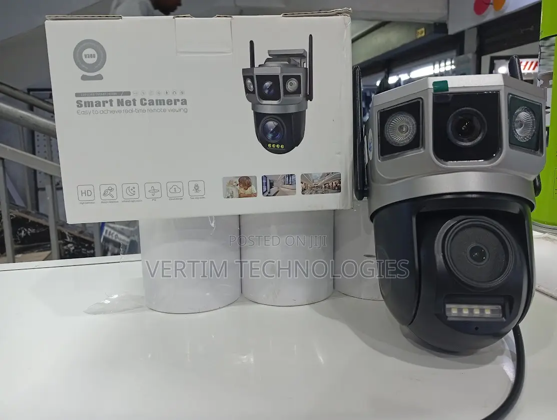 Wireless Dual Lens V380 Wifi PTZ Remote Camera