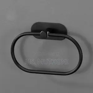  Minimalist Black Wall-Mounted Towel Holder