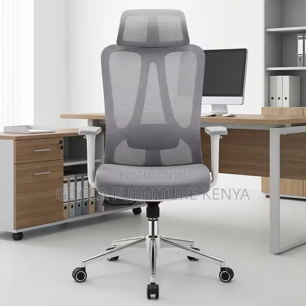 White Ergonomic Orthopedic Mesh Office Chair