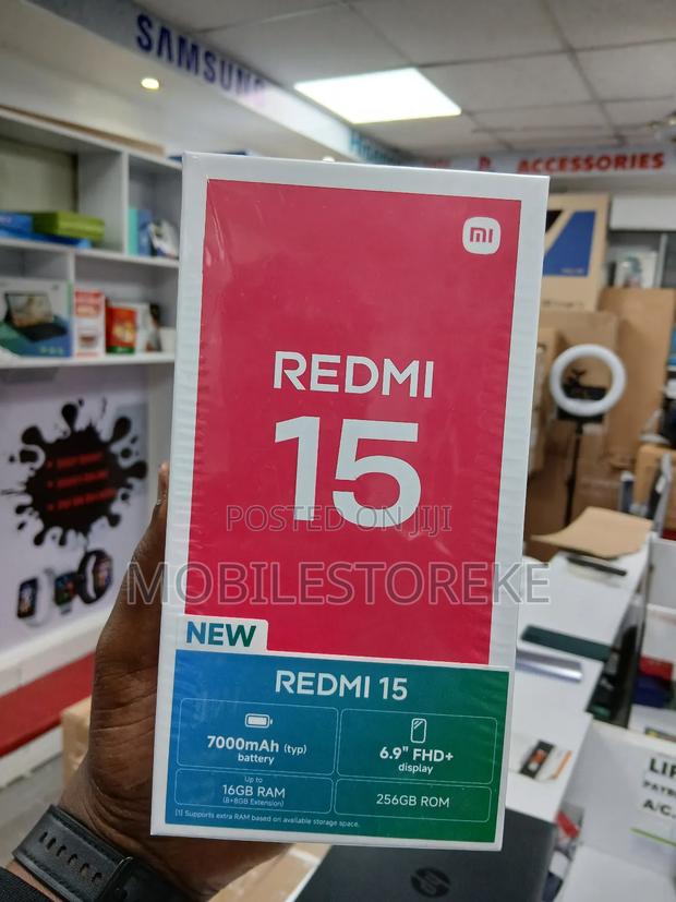 New Xiaomi Redmi 15 128 GB Black