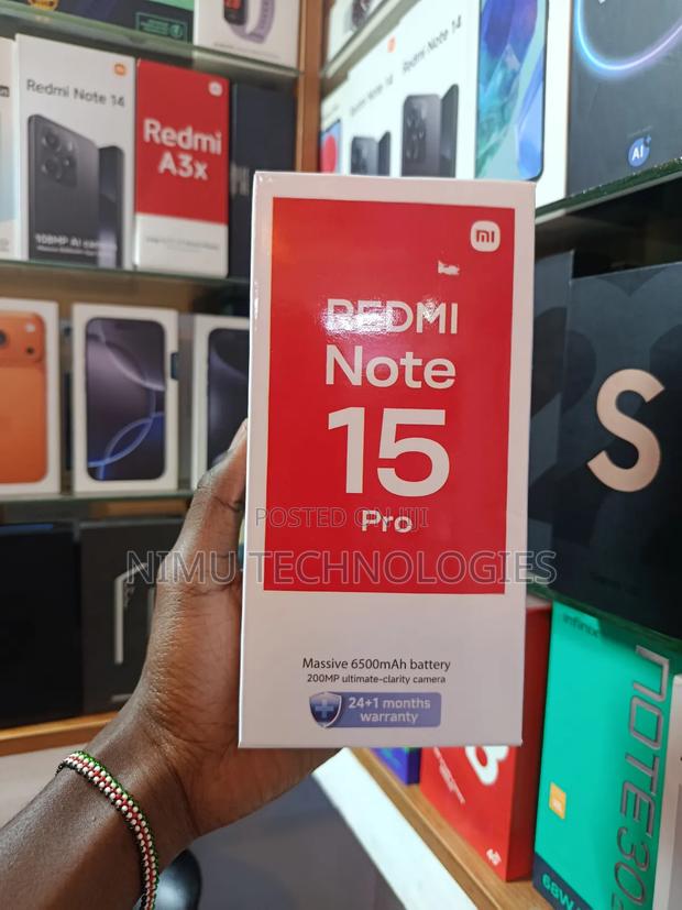 New Xiaomi Redmi Note 15 Pro 256 GB Black