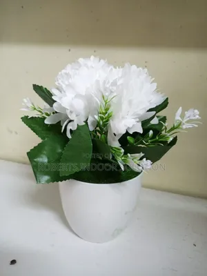 Mini Artificial White Decor Flowers