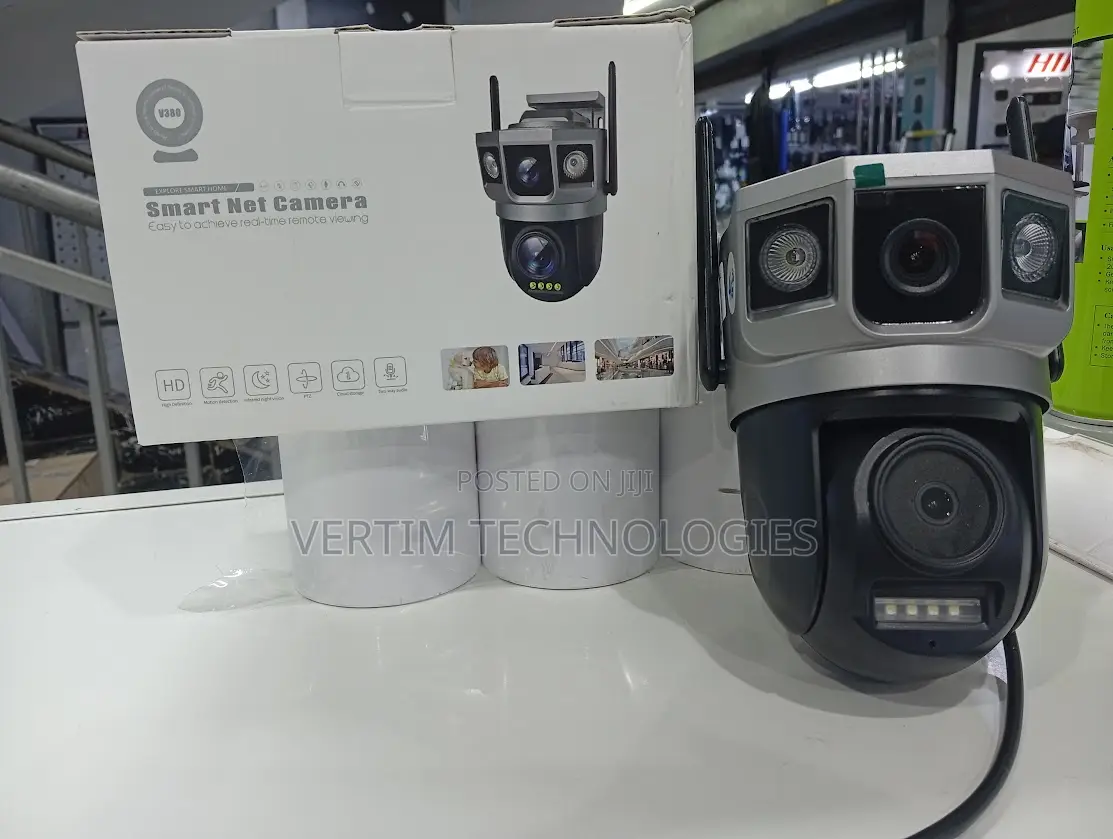 V380 Dual Lens PTZ Wifi Camera With Night Vision
