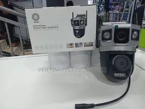 4g V380 Dual Lens Security Camera With Full Color Night Vision