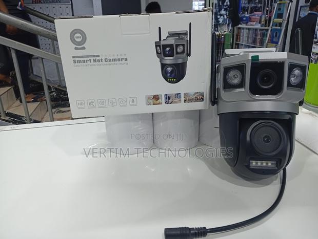 4g V380 Dual Lens Security Camera With Full Color Night Vision