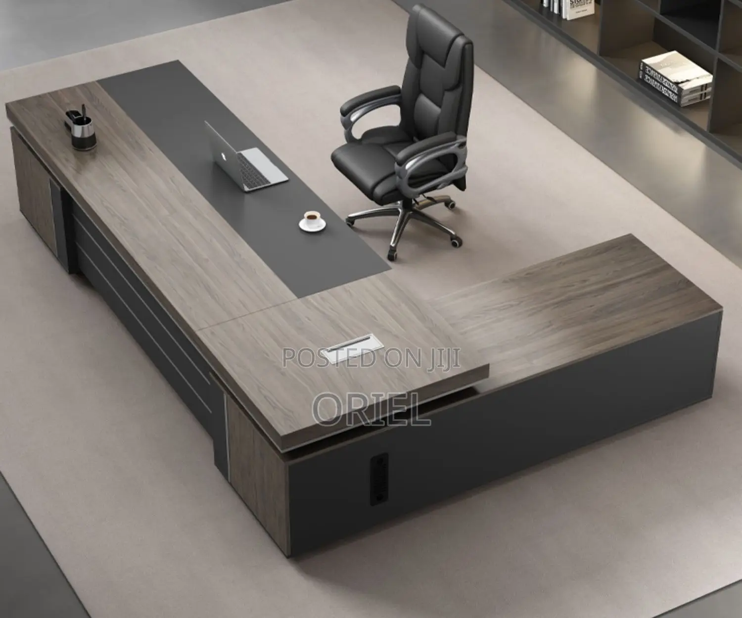 Office Desk : Office 1.8m Executive Managers Desk L-Shaped