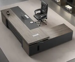 Office Desk : Office 1.8m Executive Managers Desk L-Shaped