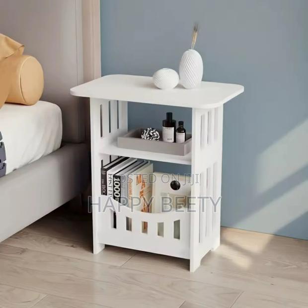 * Modern Nordic Style Wooden Storage Table - thumbnail 4