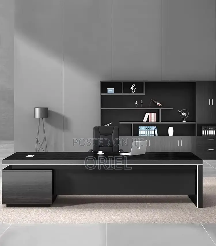 Office Desk : Office 1.8m Executive Managers Desk L-Shaped