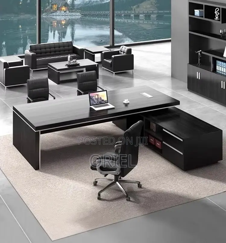 Office Desk : Office 1.8m Executive Managers Desk L-Shaped
