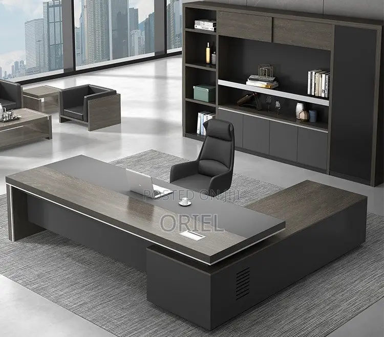 Office Desk : Office 1.8m Executive Managers Desk L-Shaped