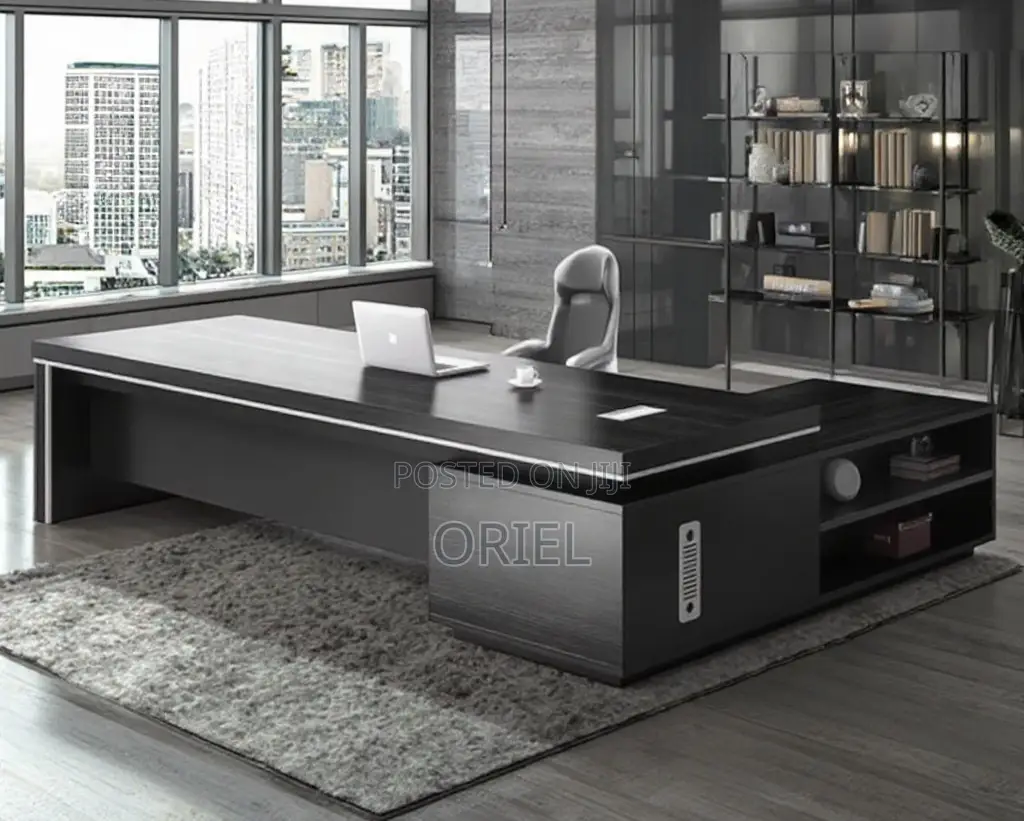 Office Desk : Office 1.8m Executive Managers Desk L-Shaped