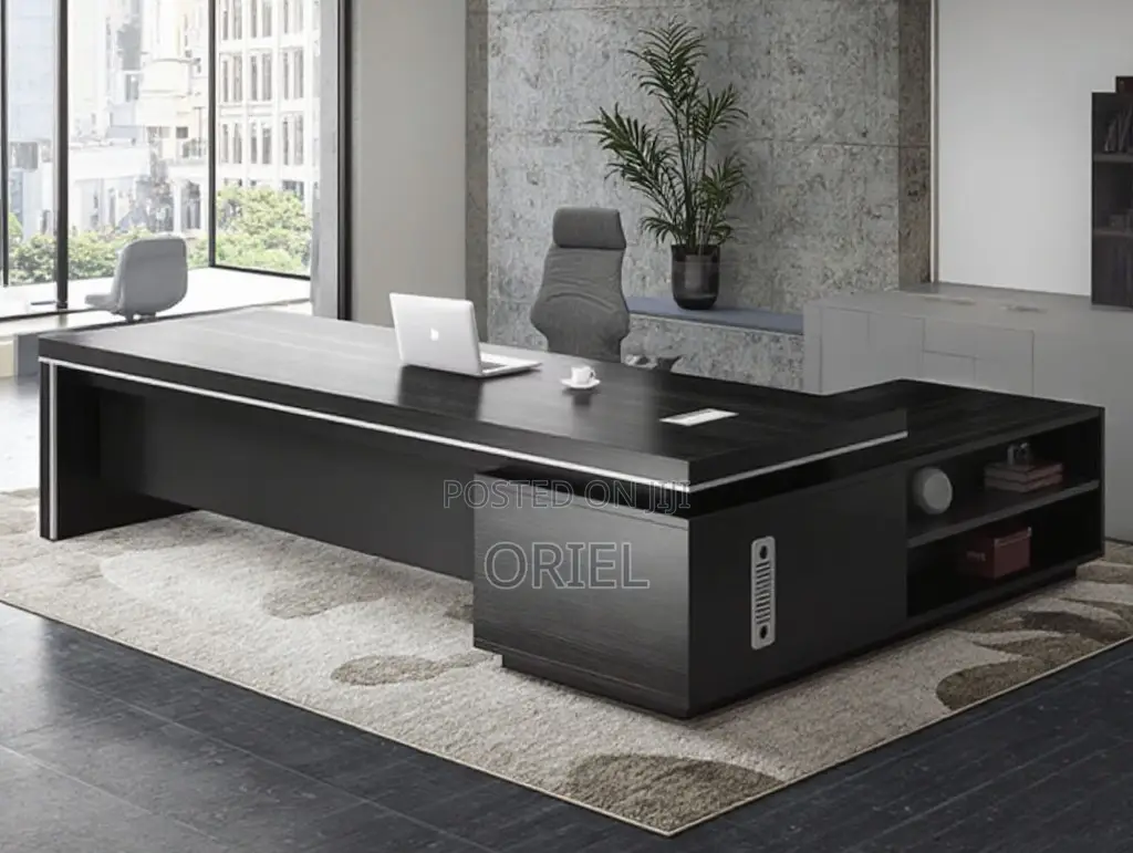 Office Desk : Office 1.8m Executive Managers Desk L-Shaped