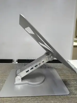 Aluminium 4 In1 Docking Station Laptop Stand