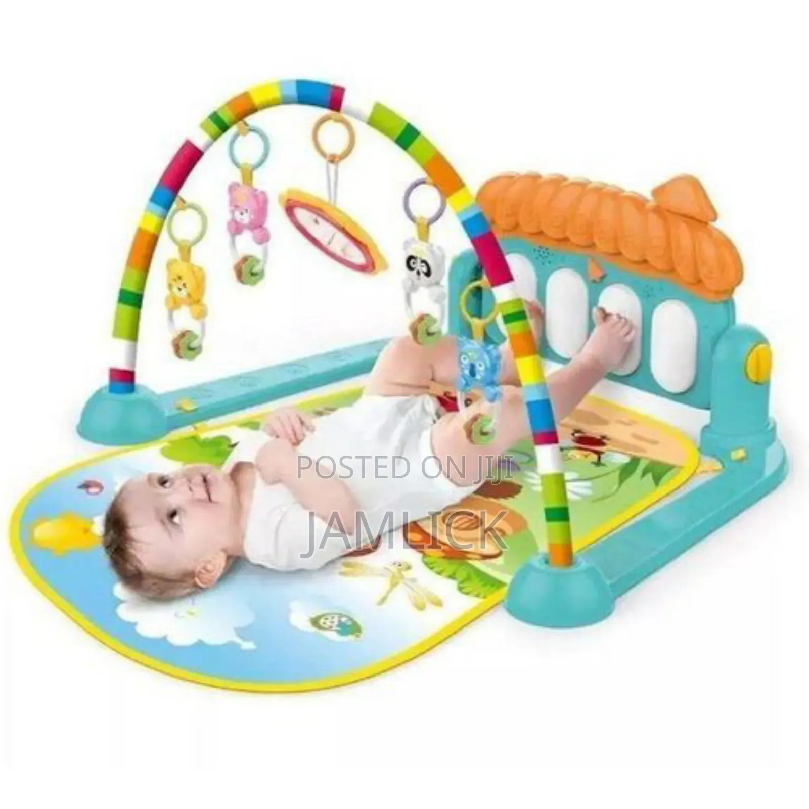 Baby Gym Play Mat Kick Play With Music and Lights –G