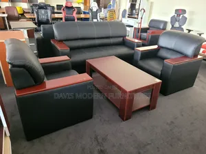 3 -Seater Leather Sofa Set