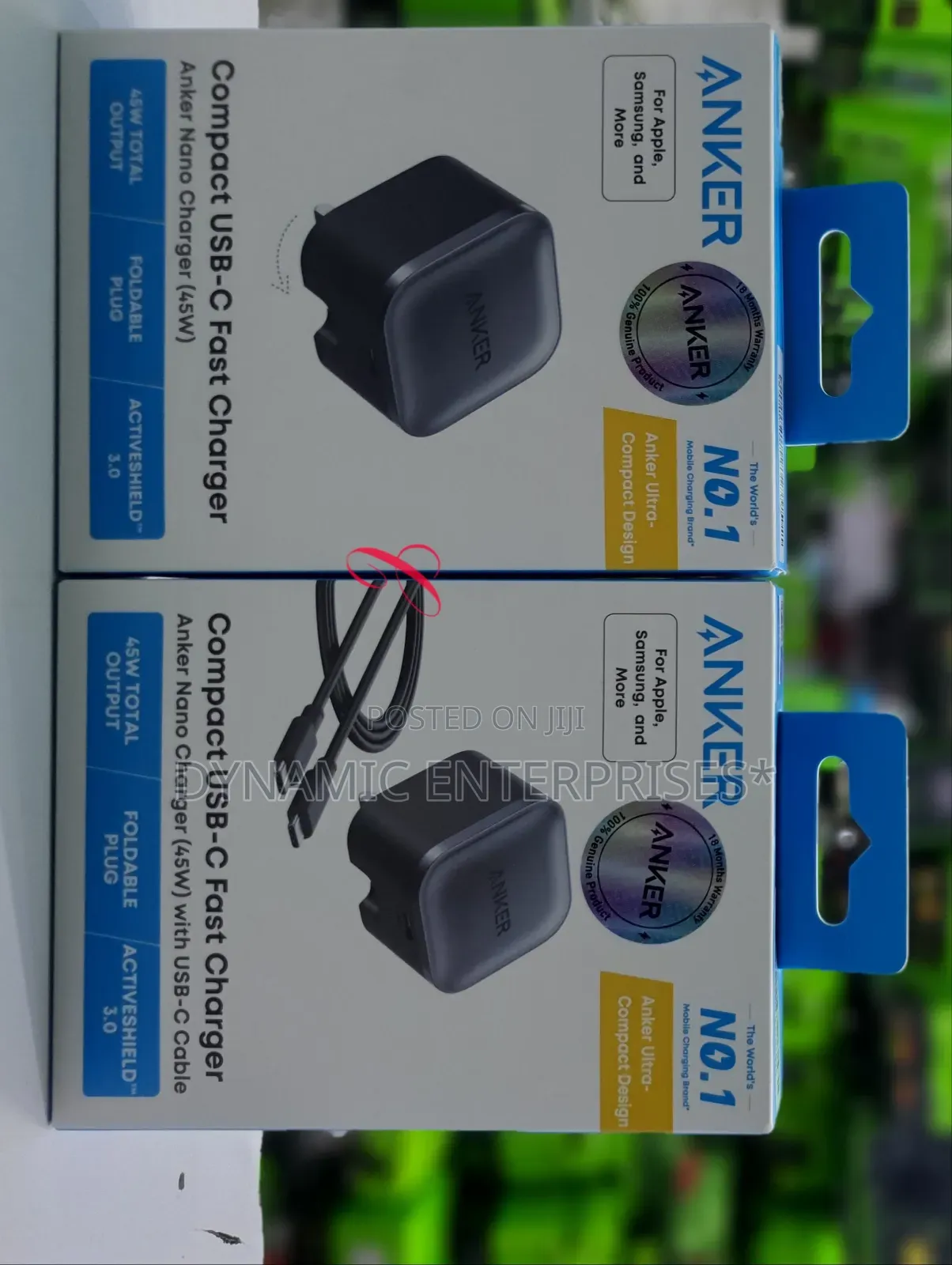 Anker Nano Charger (45w) - Compact Usb-C Fast Charger