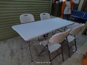 4 Seater Foldable Table and Chairs