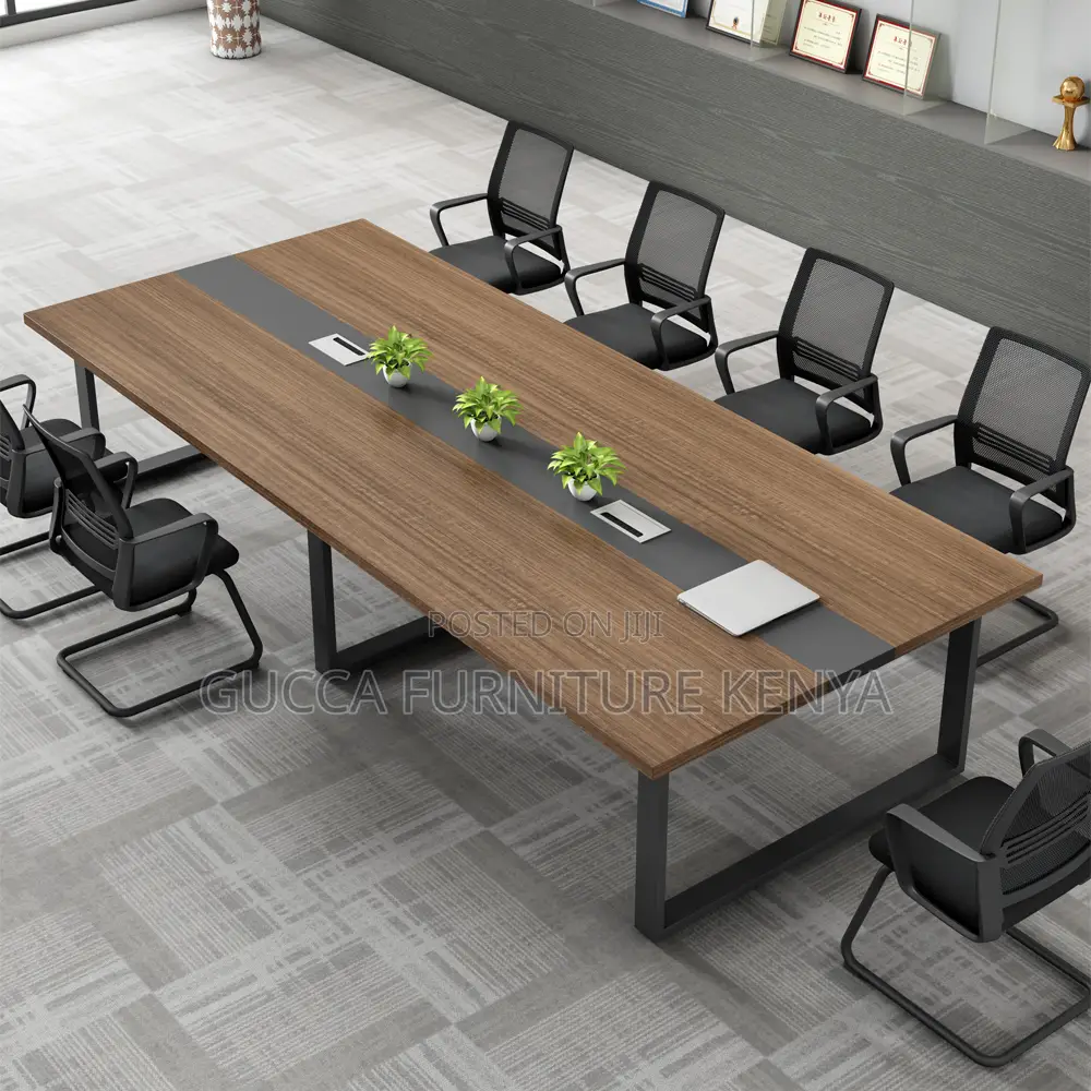 2.4m Brown Executive Office Boardroom Table
