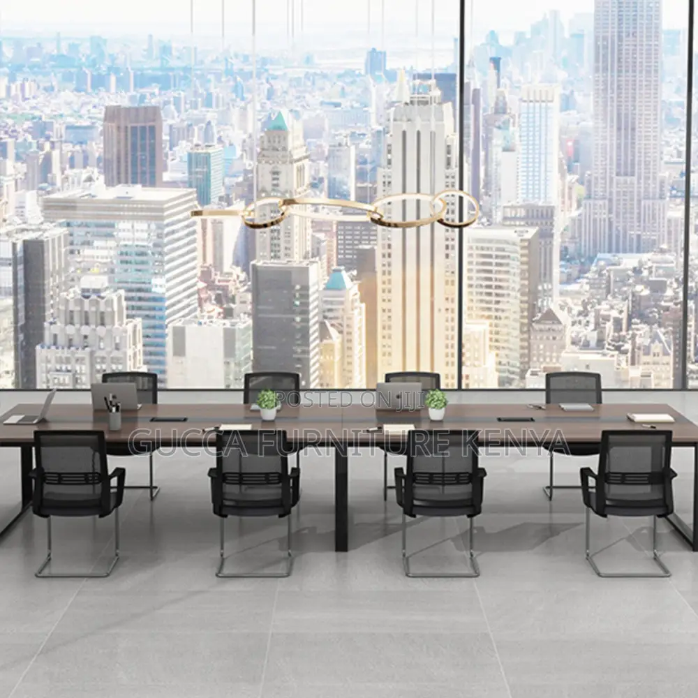 2.4m Brown Executive Office Boardroom Table