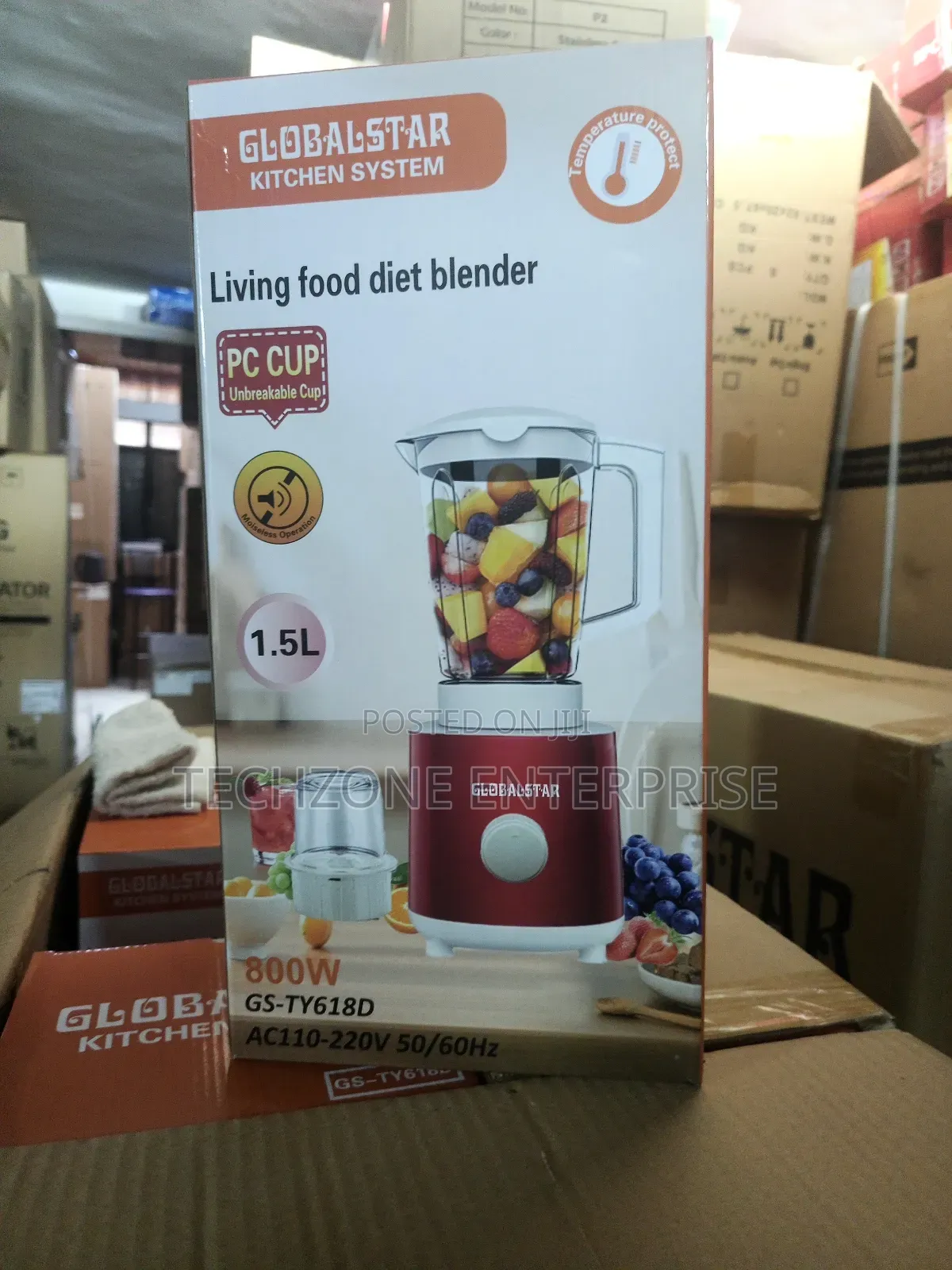 Globalstar 2 in 1 Blender With 800 Watts 