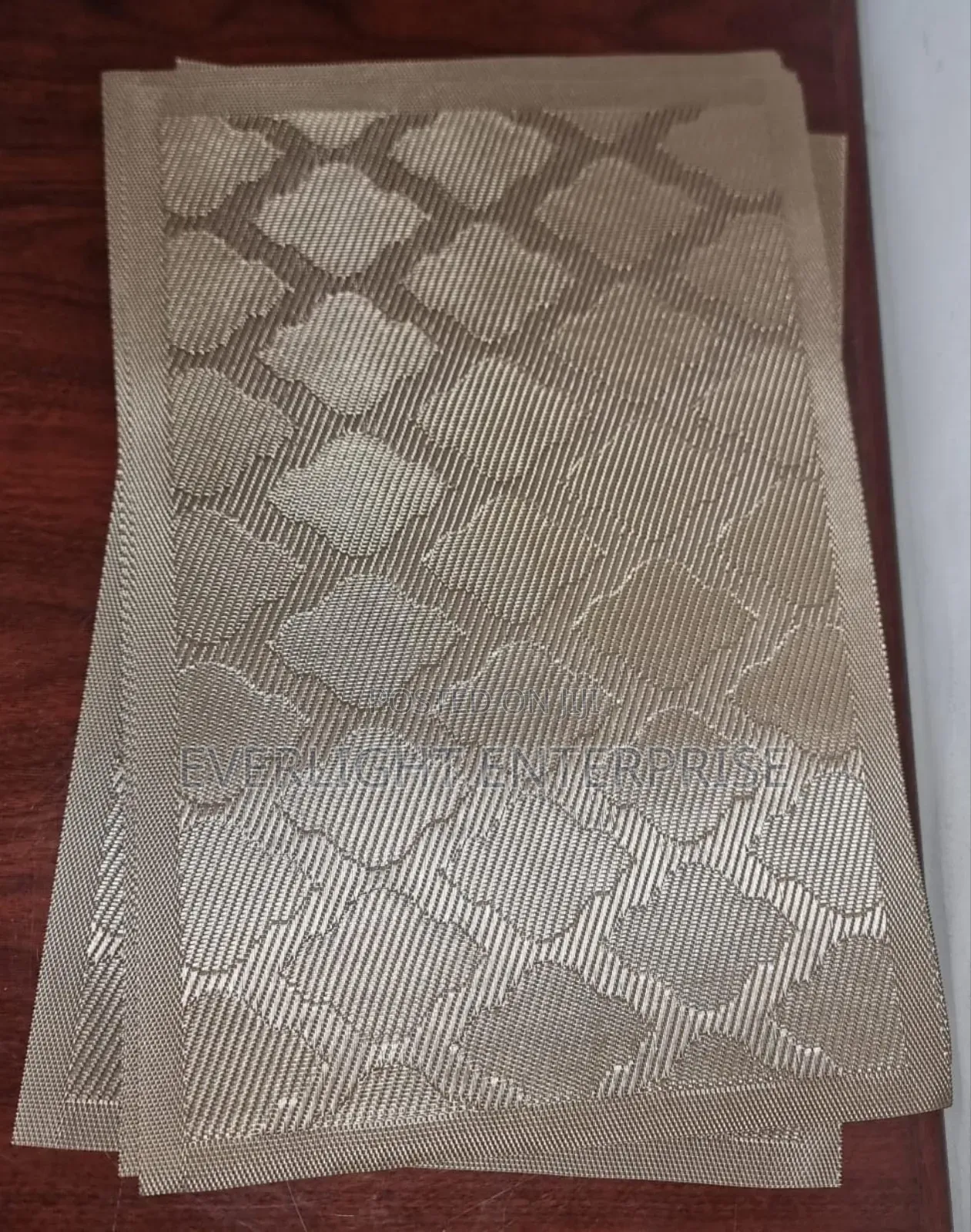 Woven PVC Table Mats Now Available