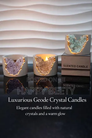 Geode Cyristal Candle