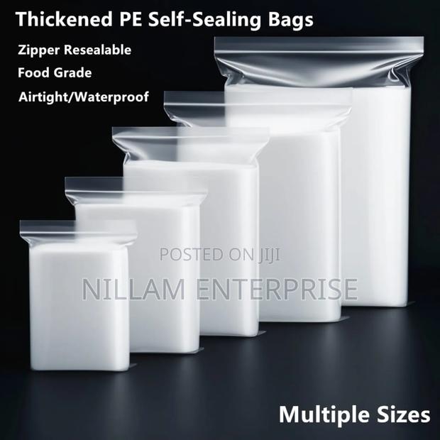 Heavy Guage Reusable Ziplock Bags.25 Pc