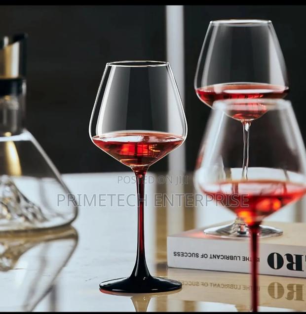 Crystal Wine Glasses -6pcs