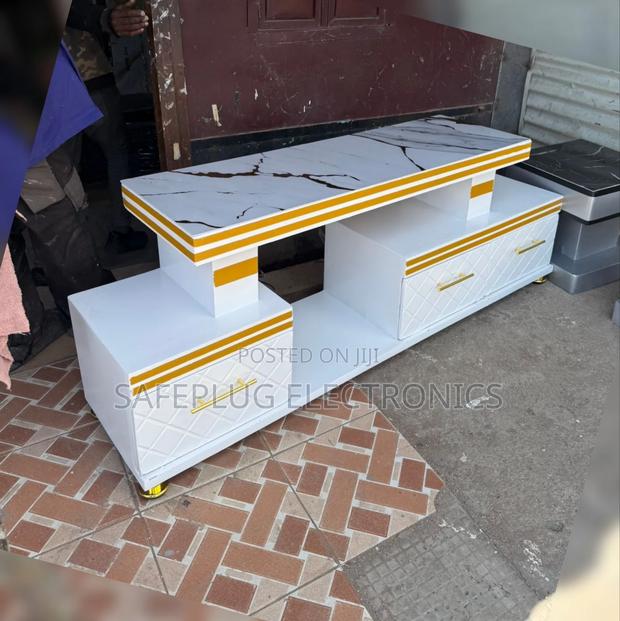 5ft Tv Stand – Premium Marble Finish