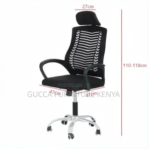 360° Swivel Headrest Mesh Secretary Chair