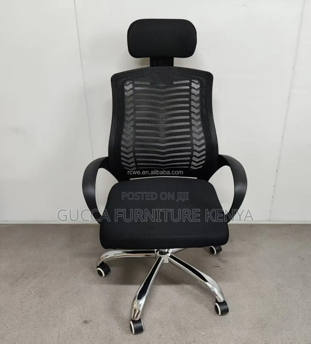 360° Swivel Headrest Mesh Secretary Chair