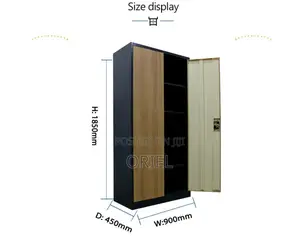 Office Chair : Office 2-steel Doors Filing Cabinet