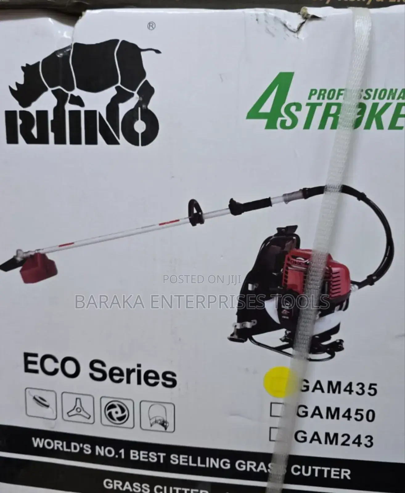 Rhino Back Pack 4stroke Brush Cutter/Grass Cutter