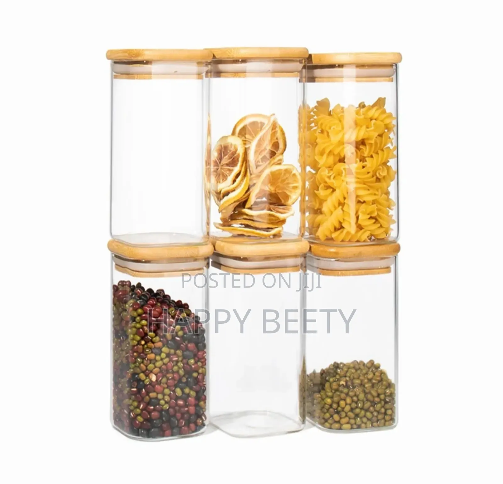 12pcs Borosilicate Air Tight Spice Storage Jars.