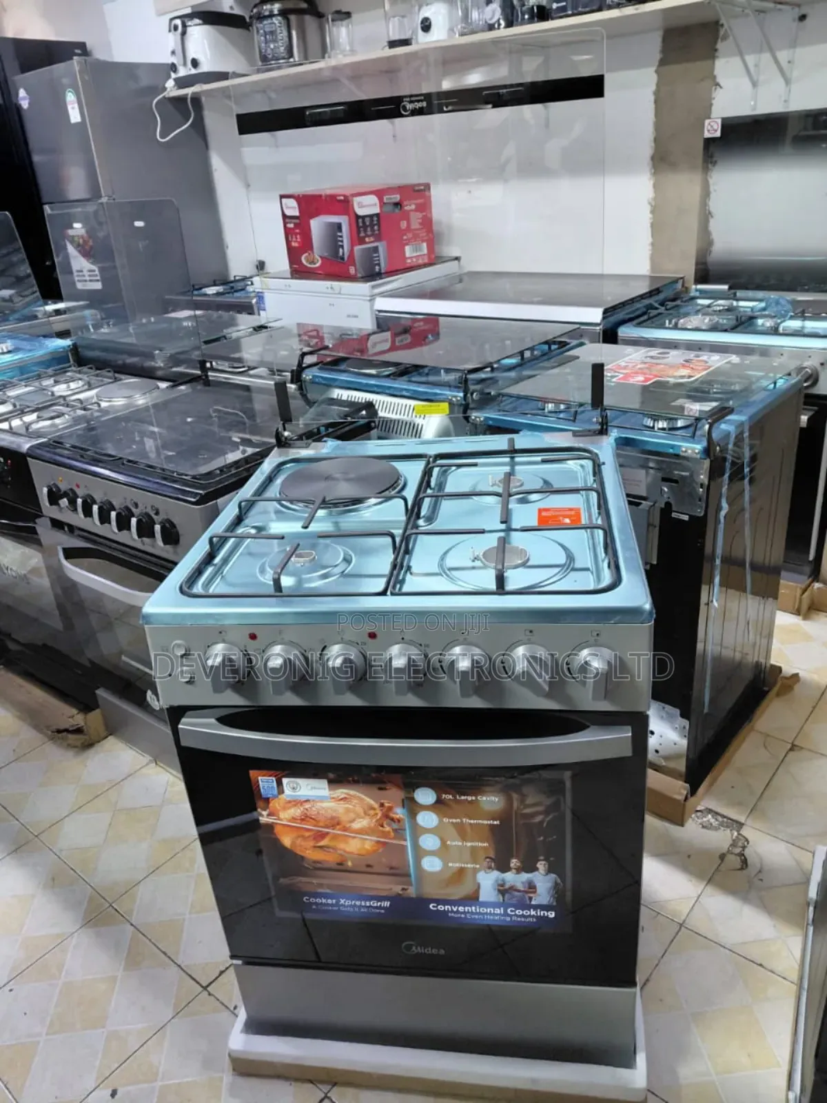 Midea 60 by 60 3g 1e (60e3g1h4f-Sl) Silver